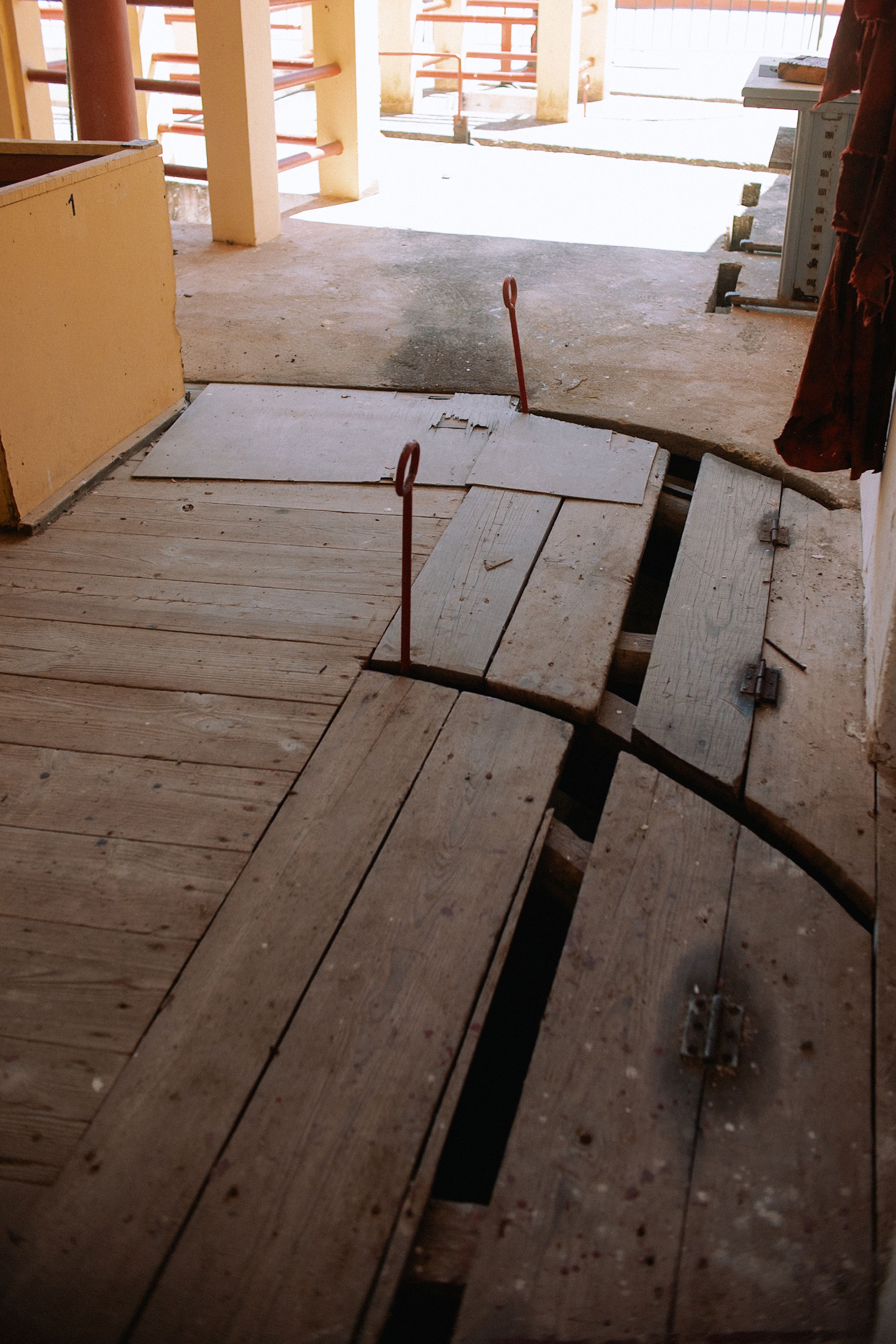 Entrada para a arena